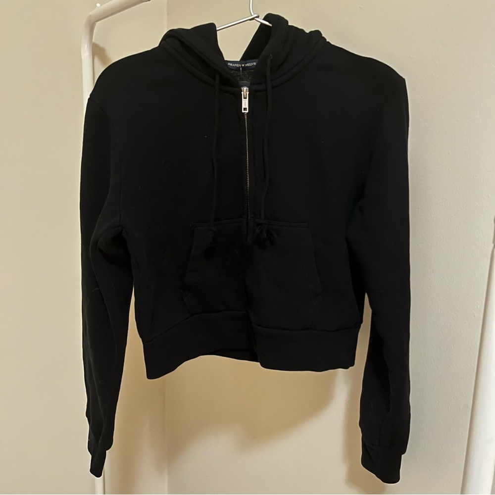 brandy melville crystal hoodie